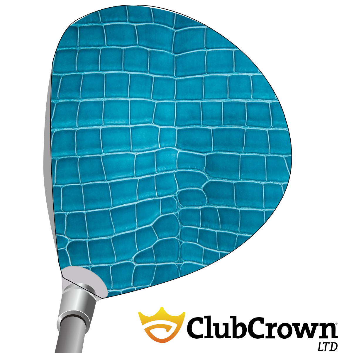 Croc Skin Blue