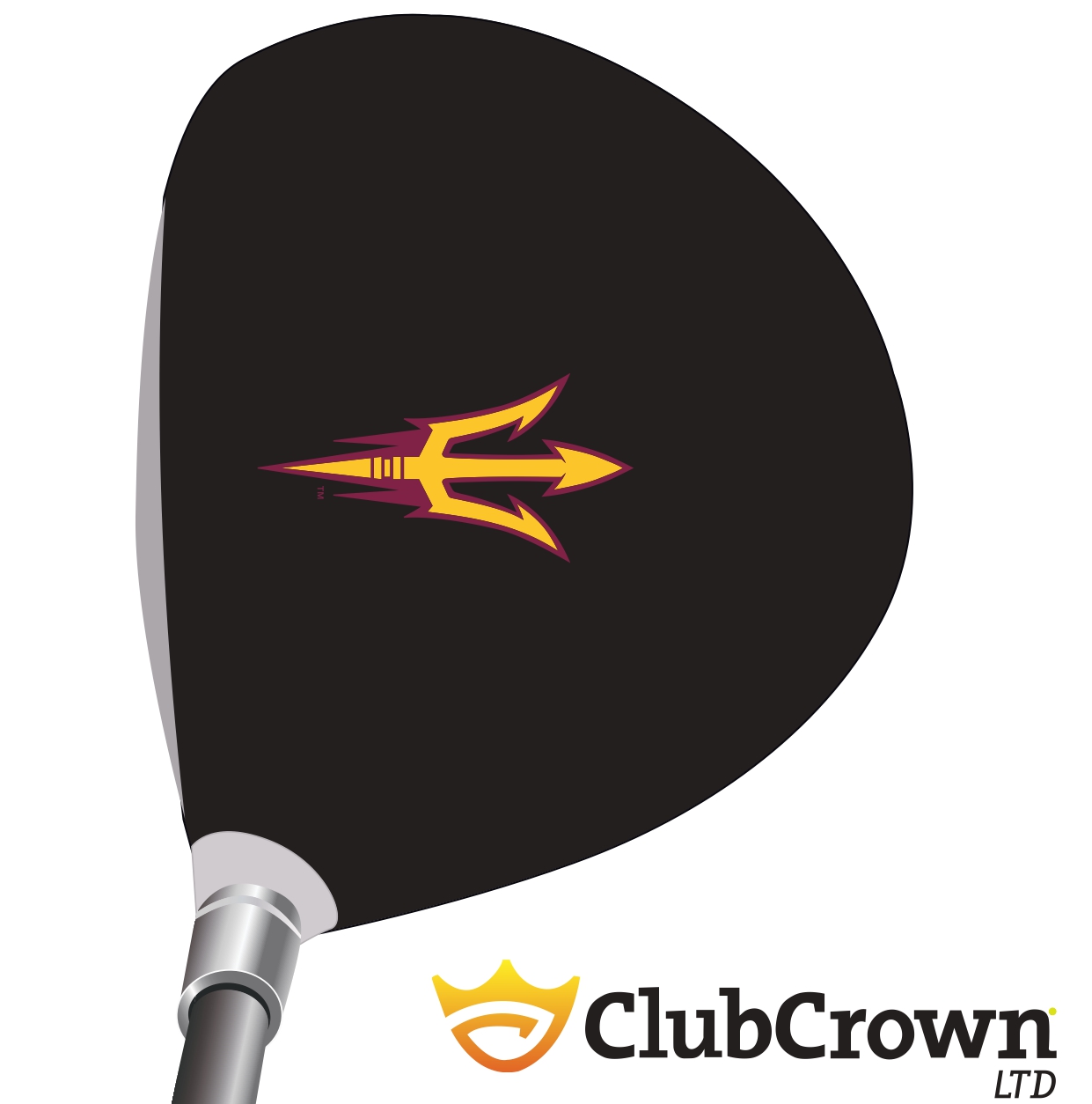 Arizona State Sun Devils - Spear logo on Black
