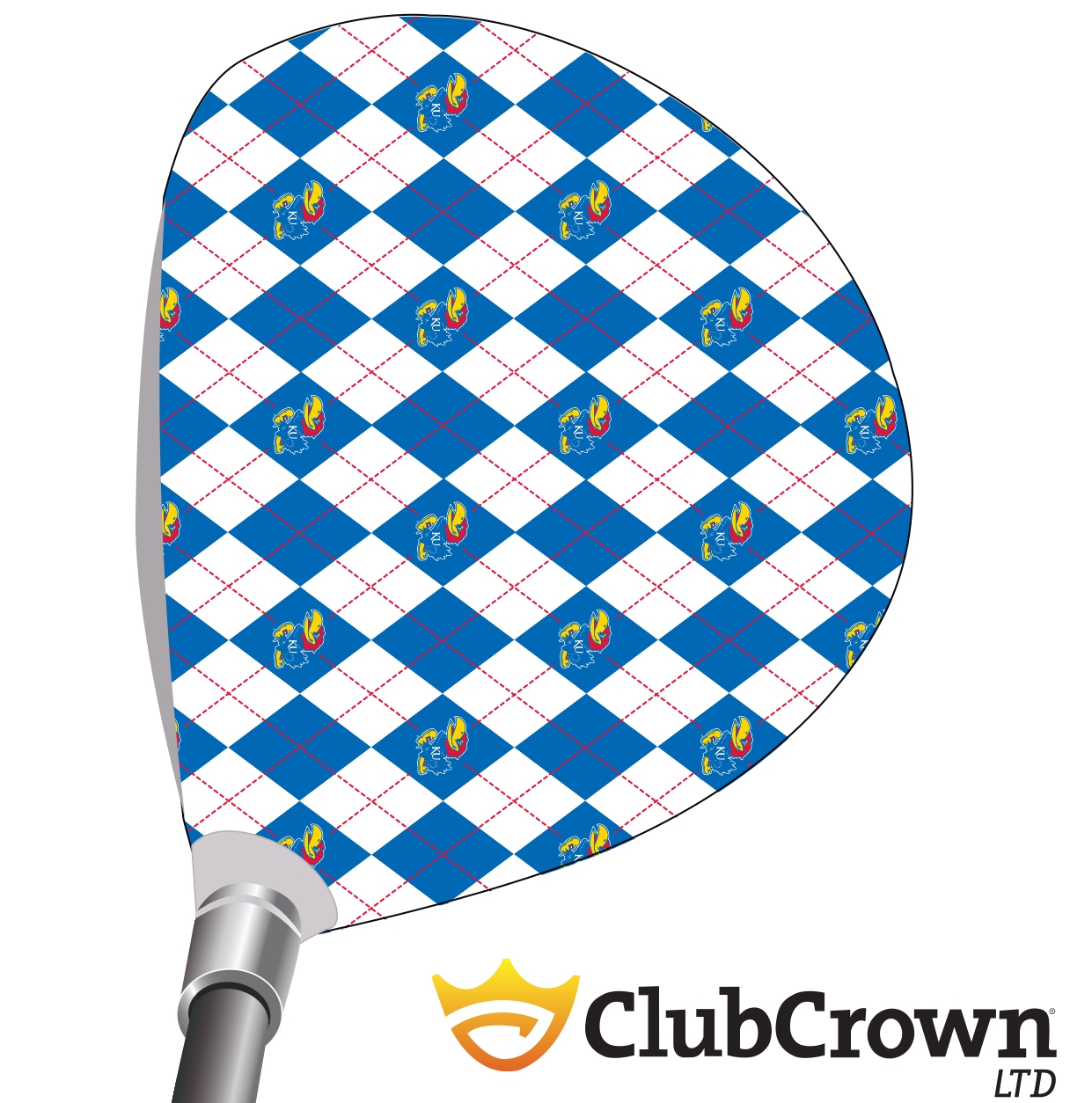 Kansas Jayhawks Argyle White