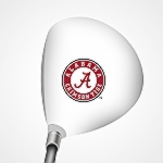 Alabama - Circle A on White