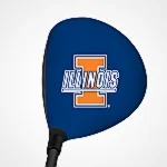 Illinois Logo on Blue