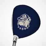 Georgetown Dog on Blue