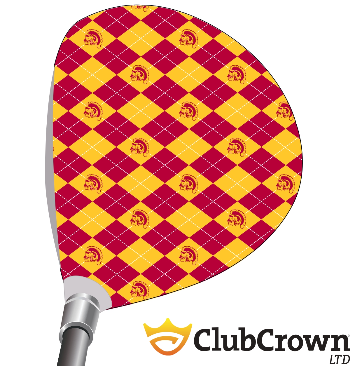USC Argyle Trojan on Red