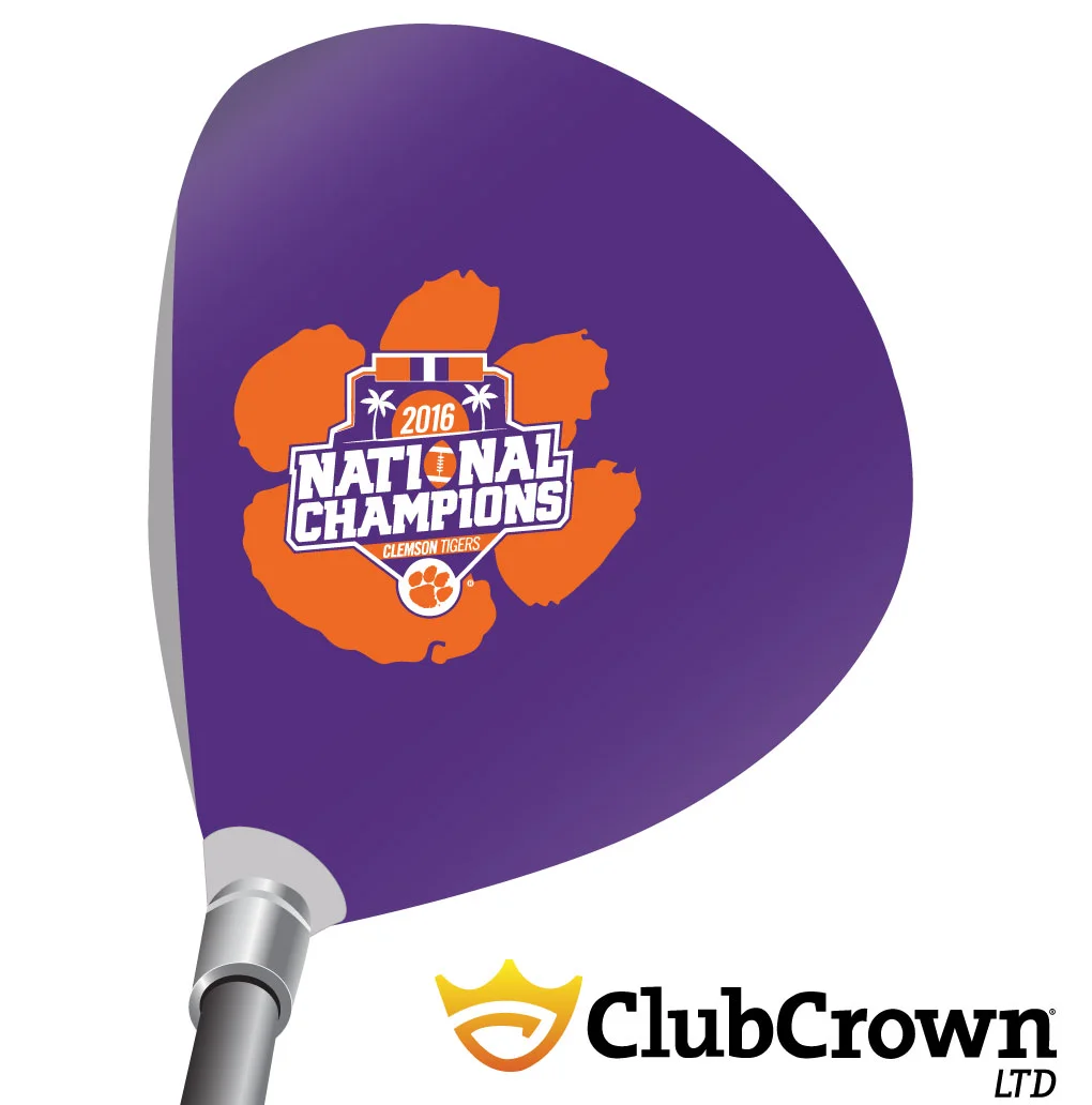 Clemson Nat Champs on Purple