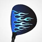 Blue on Black Flames