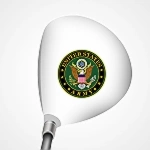 Army Seal on White