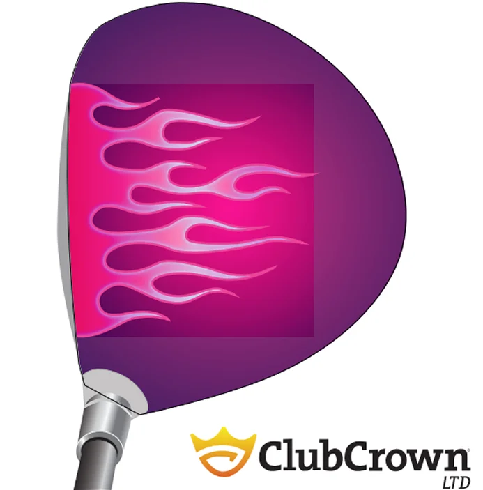 Flames Pink on Purple